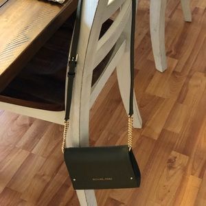 New Michael Kors Olive Green Crossbody Handbag